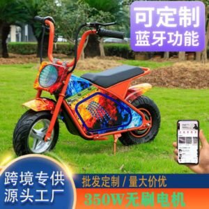 2025 New Phantom Children's Electric Motorcycle 36V 350W Electric Toy Vehicle Playground Taxi Export Product