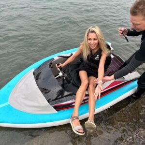 Mini electric karting boat, surfing, multi-functional fishing boat, water sports, water skiing
