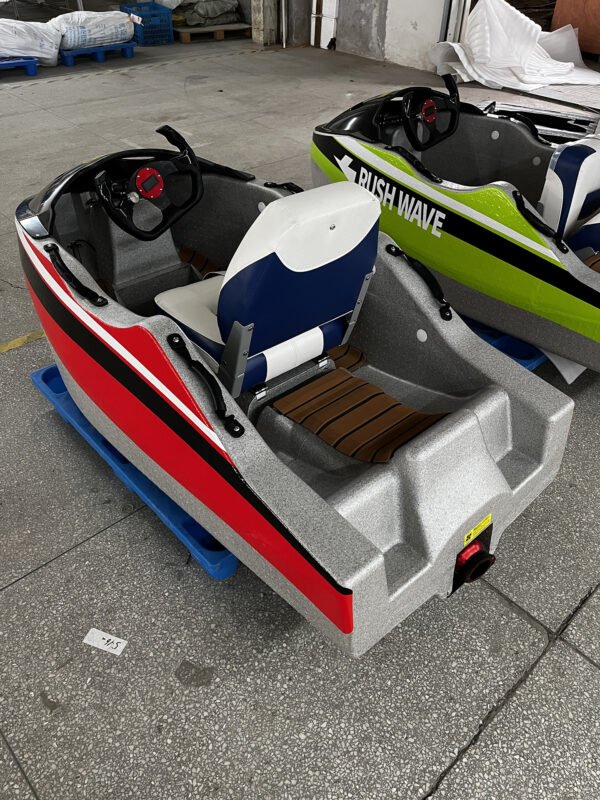 Electric kart boats, water speedboats, adult high-speed drift boats, mini double-person motorboats, power surfboats - Image 4