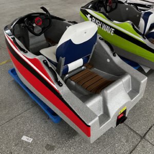 Electric kart boats, water speedboats, adult high-speed drift boats, mini double-person motorboats, power surfboats