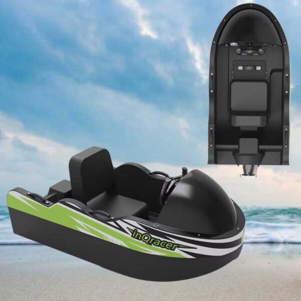 Mini electric kart jet boat with high speed of 15KW EPP body watercraft for adults, outdoor water park for the whole family